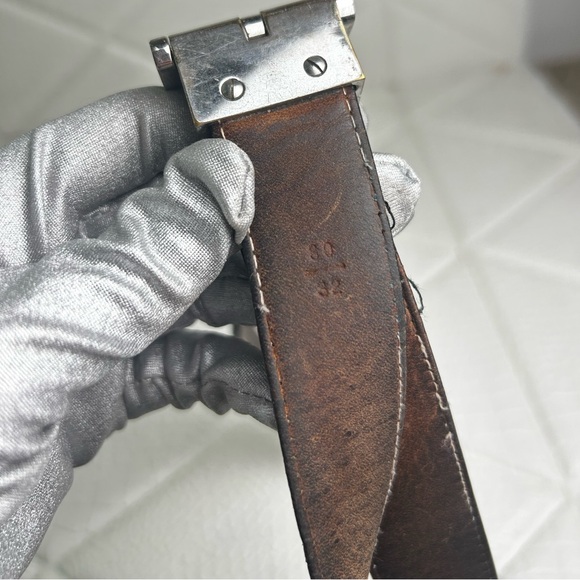 Louis Vuitton Black Leather Belt - Picture 9 of 9